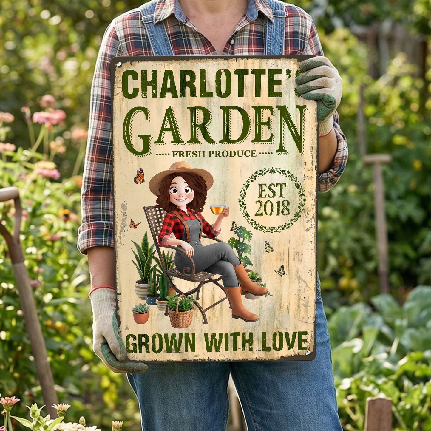 Garden_Herbs_And_Veggie_Best_Decor_Sign_Personalized_Metal_Sign_4