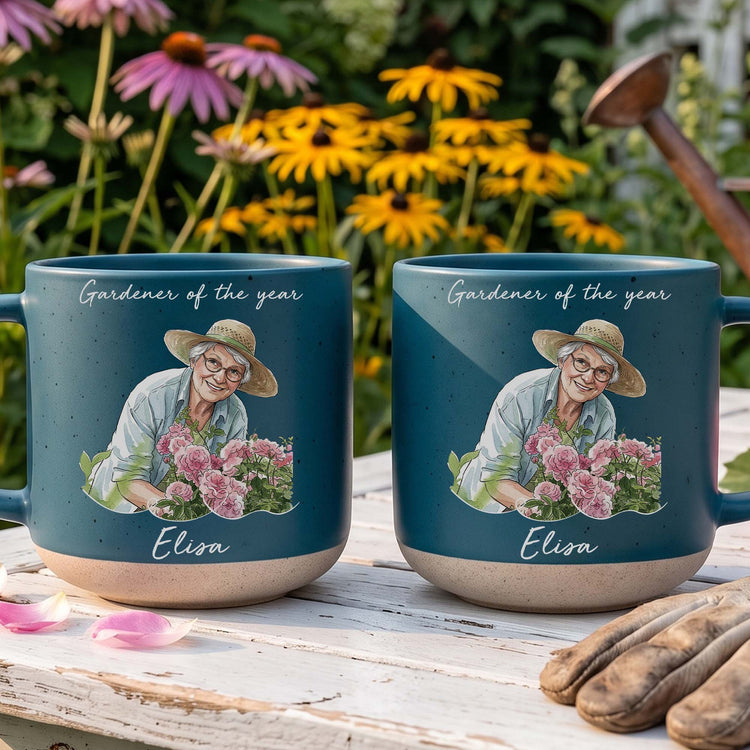 Gardener-Of-The-Year-Custom-Photo-Watercolor-Style-Personalized-Mug-3