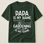 Gardening Is My Game Gift For Grandpa, Papa - Personalized Shirt
