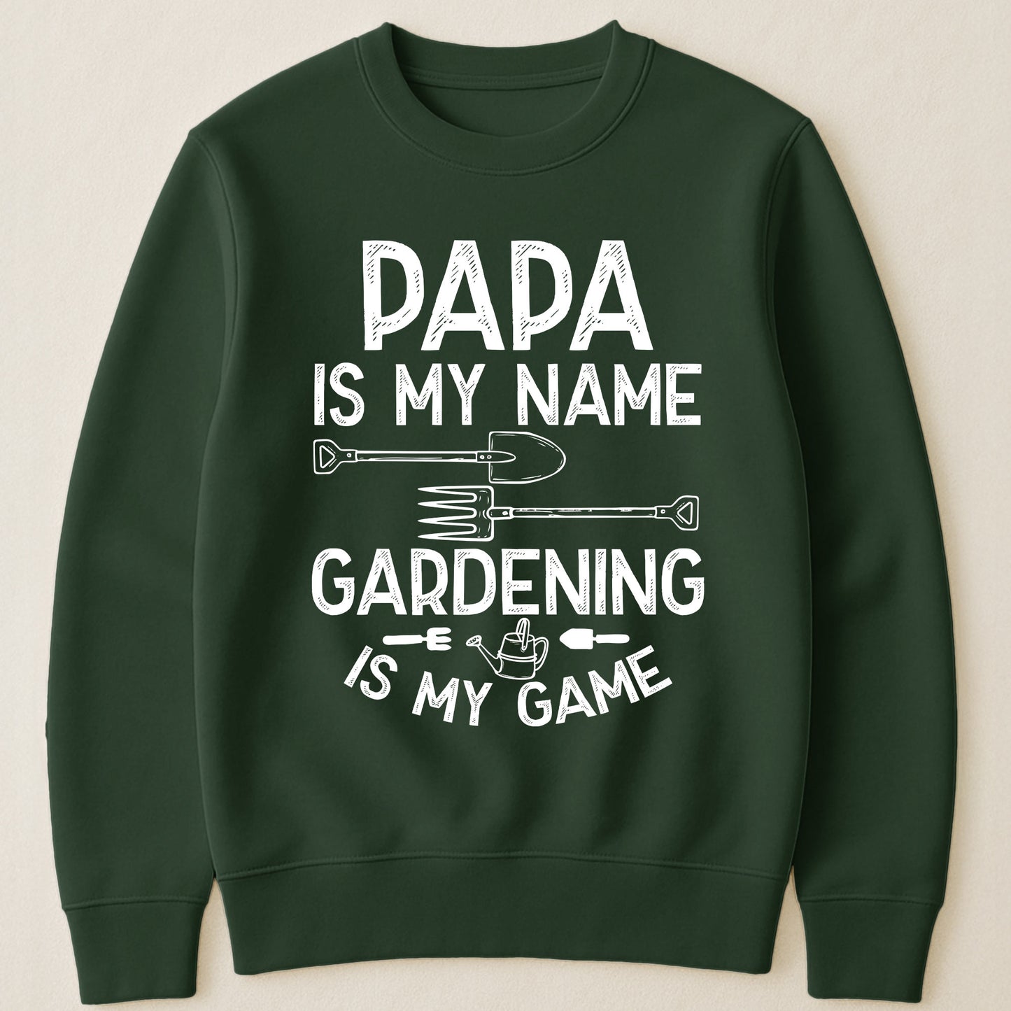 Gardening Is My Game Gift For Grandpa, Papa - Personalized Shirt