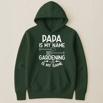 Gardening Is My Game Gift For Grandpa, Papa - Personalized Shirt