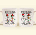 Ghost Friends Christmas Time - Personalized Mug