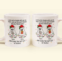 Ghost Friends Christmas Time - Personalized Mug