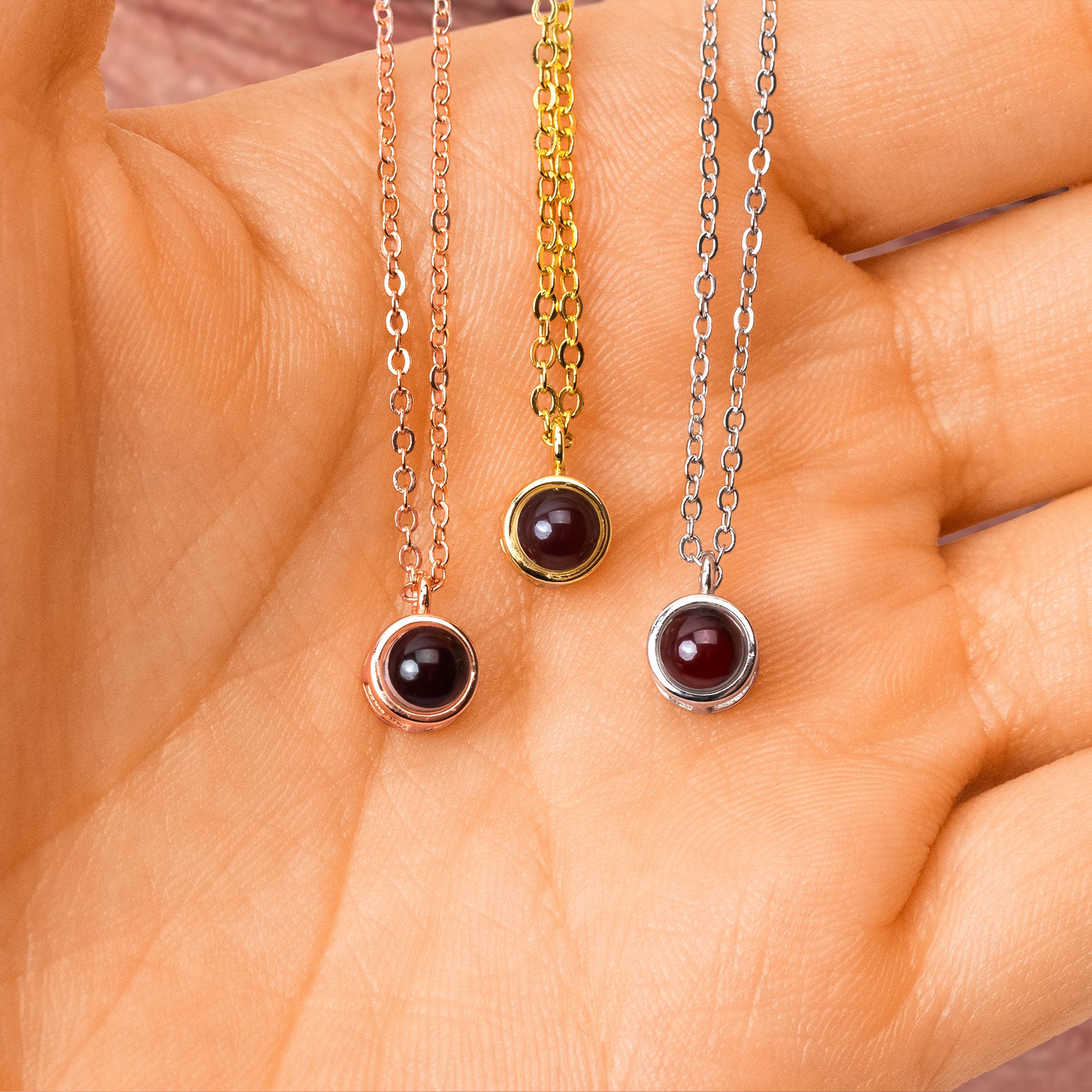 Custom Projection Necklace-Fashion Gift Ideas For Couples