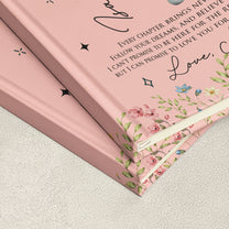 Gift For Daughter Granddaughter Birth Flower - Personalized Hardcover Journal