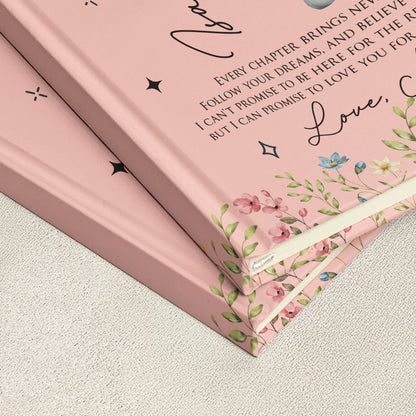 Gift For Daughter Granddaughter Birth Flower - Personalized Hardcover Journal
