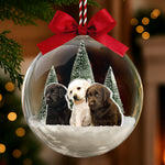 Gift For Dog Lovers Dog Mom Dog Dad - Personalized Christmas Ball Photo Ornament