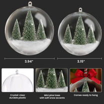 Gift For Dog Lovers Dog Mom Dog Dad - Personalized Christmas Ball Photo Ornament