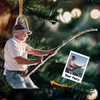 Gift For Fishing Lovers - Personalized Acrylic Photo Ornament