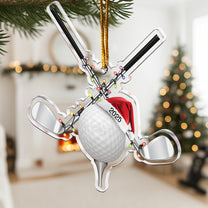 Gift For Golfer Golfing 2D Flat Ornament - Acrylic Ornament