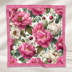 Gift For Her Daughter Friend Birthday Flower Self Gift - Personalized Satin Scarf