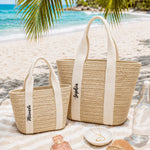 Gift For Her Summer Style - Personalized Straw Bag