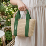 Gift For Her Summer Style - Personalized Straw Bag