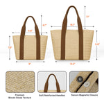 Gift For Her Summer Style - Personalized Straw Bag