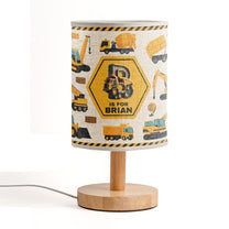 Gift For Kid Construction, Monster Truck, Unicorn Letter - Personalized Fabric Lamp