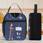 Gift For Nurse CNA RN LPN Nursing Student School Nurse - Personalized Lunch Bag