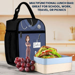 Gift For Nurse CNA RN LPN Nursing Student School Nurse - Personalized Lunch Bag