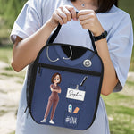 Gift For Nurse CNA RN LPN Nursing Student School Nurse - Personalized Lunch Bag
