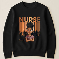 Gift For Nurse - Nurse Life Healthcare Worker Custom Title - Personalized Shirt