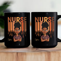 Gift For Nurse - Proud Nurse Life Healthcare Worker Custom Title - Personalized Mug