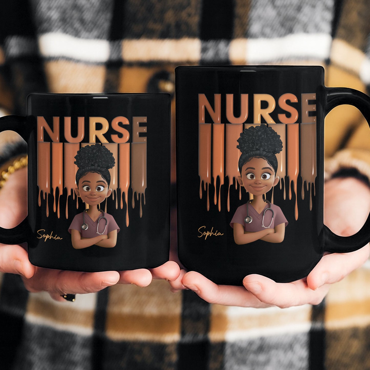 Gift For Nurse - Proud Nurse Life Healthcare Worker Custom Title - Personalized Mug