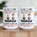 Gift For Son Grandson Gift For New Dad Happy First Father's Day - Personalized Mug