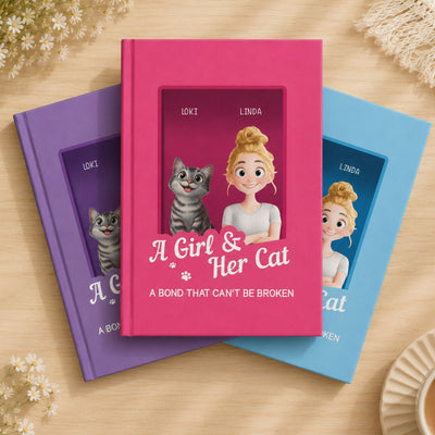 Gift For Cat Lover Stationery Toy Box Style - Personalized Journal