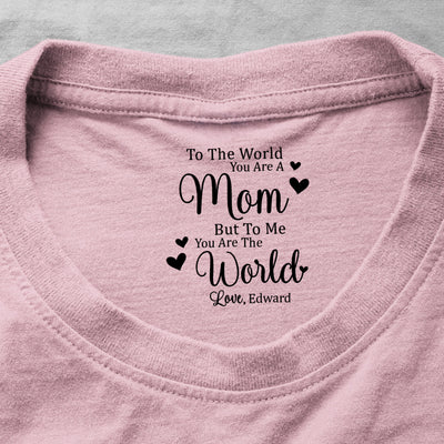 Gift For Dad, Mom, Family But To Us You Are The World - Personalized Shirt