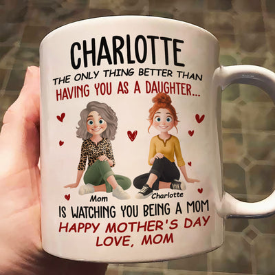 Gift For Daughter Granddaughter New Mom Gift Happy Mother's Day - Personalized Mug