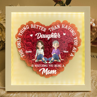 Gift For Daughter Granddaughter Sister Gift For New Mom - Personalized Shadow Box