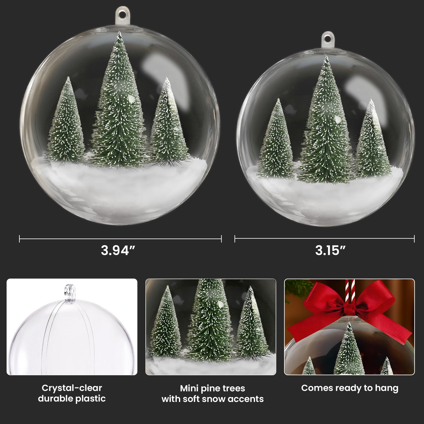 Gift For Fishing Lovers - Personalized Christmas Ball Photo Ornament