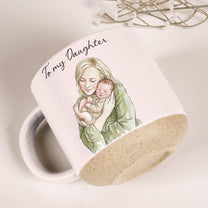 Gift-For-Son-Daughter-Gift-For-New-Dad-Mom-Custom-Photo-Watercolor-Personalized-Mug-4