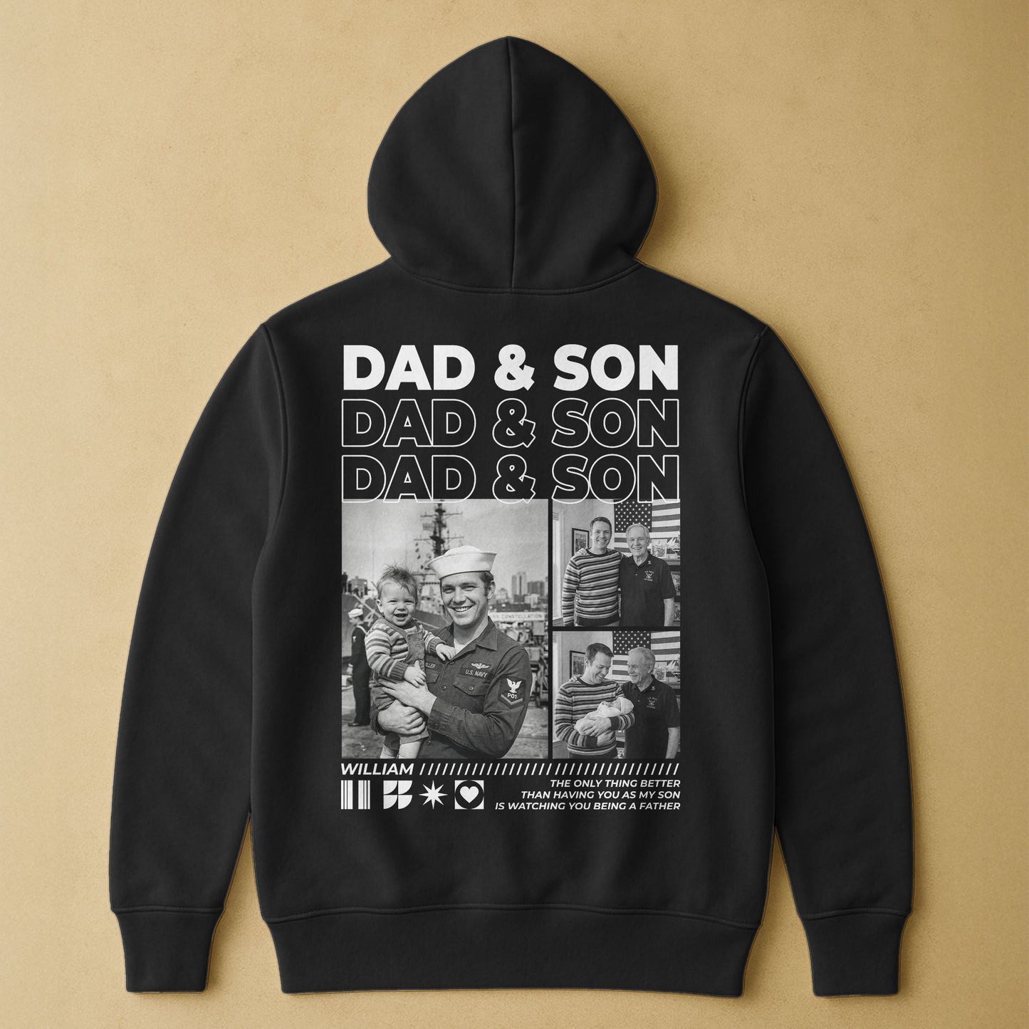 Gift-For-Son,-Daughter,-Gift-For-New-Dad-New-Mom-Custom-Photo-Personalized-Shirt-4