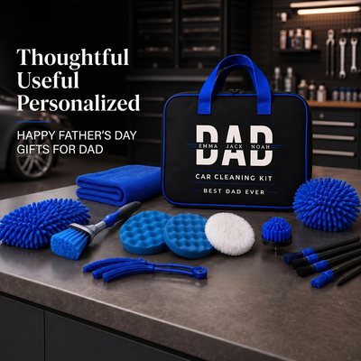 27 Pcs Car Cleaning Kit – The Perfect Gift For Dad Or Husband - Personalized Car Cleaning Kit