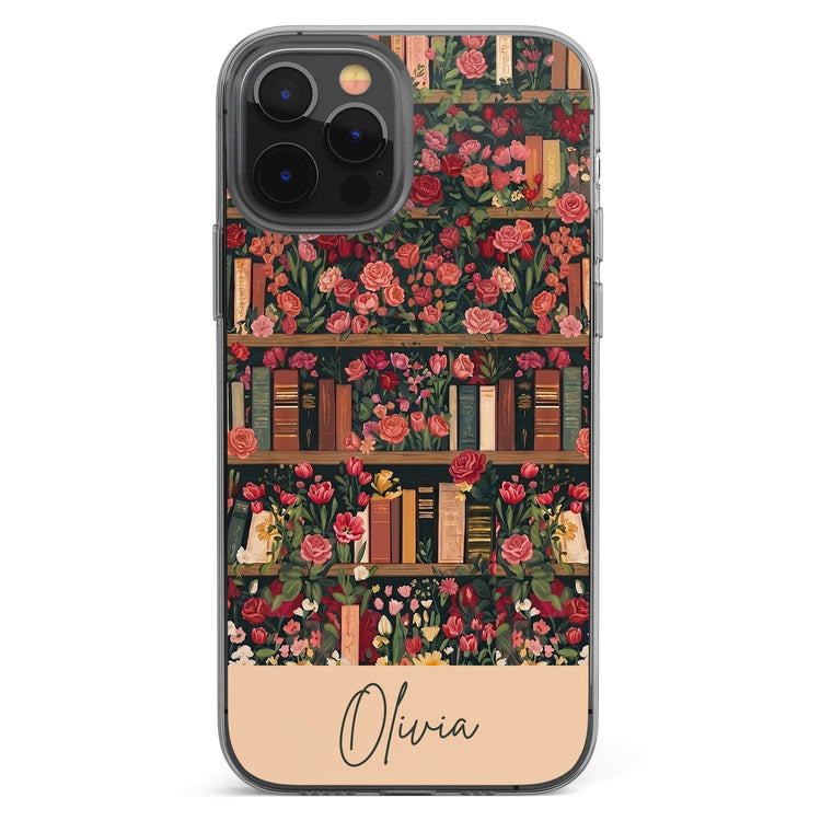 Gifts-For-Book-Lovers-Custom-Name-&-Birth-Flower-Vintage-Style-Personalized-Phone-Case-3