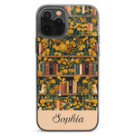 Gifts-For-Book-Lovers-Custom-Name-&-Birth-Flower-Vintage-Style-Personalized-Phone-Case-4