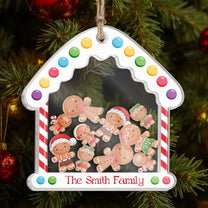 Ginger Siblings - Personalized 3 Layered Christmas Shaker Ornament