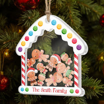 Ginger Siblings - Personalized 3 Layered Christmas Shaker Ornament
