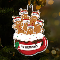 Gingerbread Christmas 2024 - Personalized Acrylic Ornament