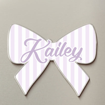 Gingham Kids Name Locker - Personalized Magnet