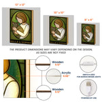 Girl And Her Cat - Personalized LED Night Lamp