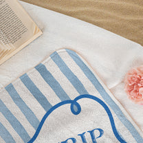 Girl Trips Most Likely Funny - Personalized Quick-Dry Beach Towel