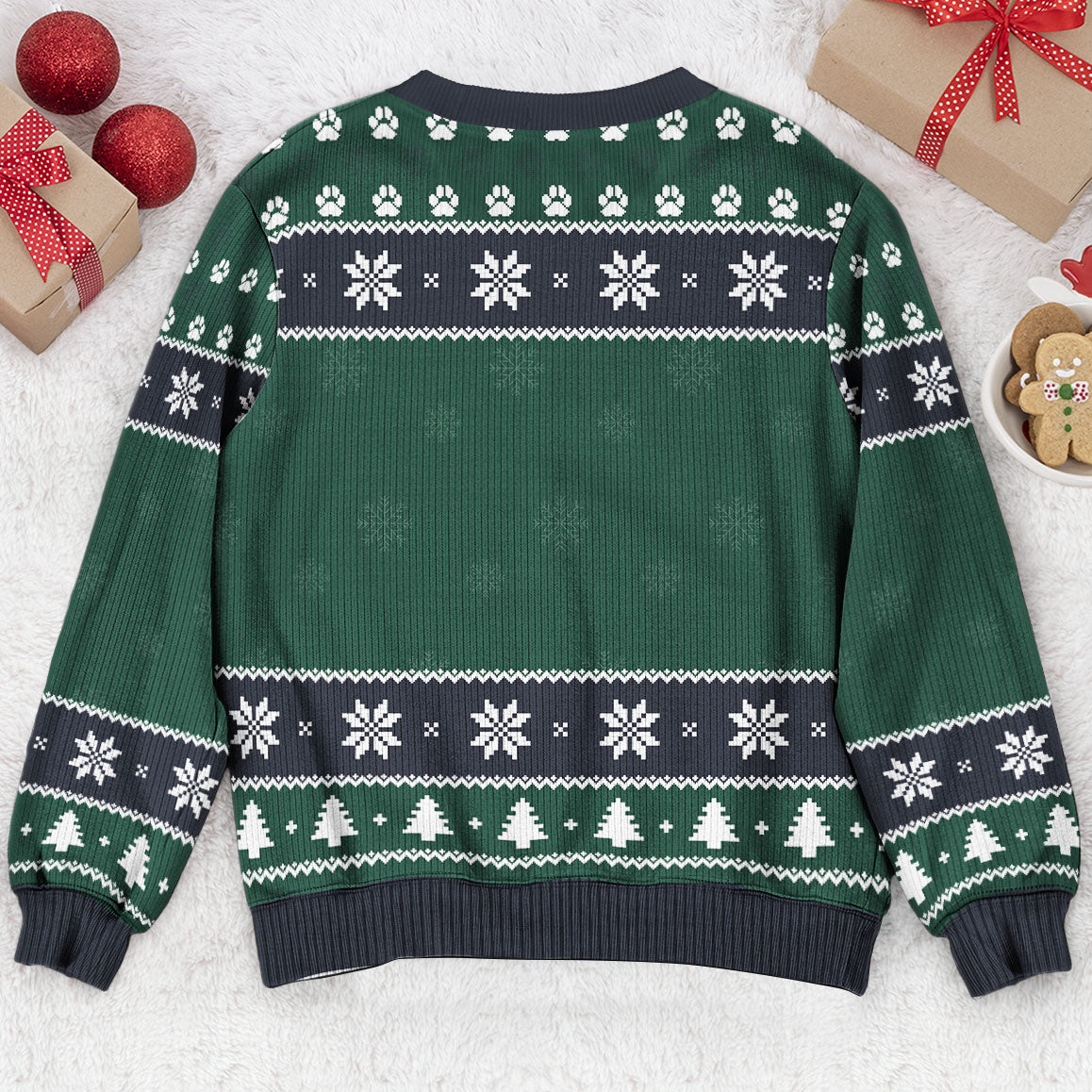 Girl & Dog A Bond That Can't Be Broken - Personalized Ugly Sweater