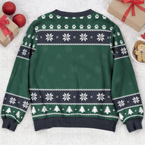 Girl & Dog A Bond That Can't Be Broken - Personalized Ugly Sweater