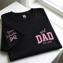 Girl-Dad-With-Kids'-Names-On-Sleeves-Pink-Dad-Personalized-Shirt-4
