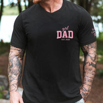Girl-Dad-With-Kids'-Names-On-Sleeves-Pink-Dad-Personalized-Shirt-7
