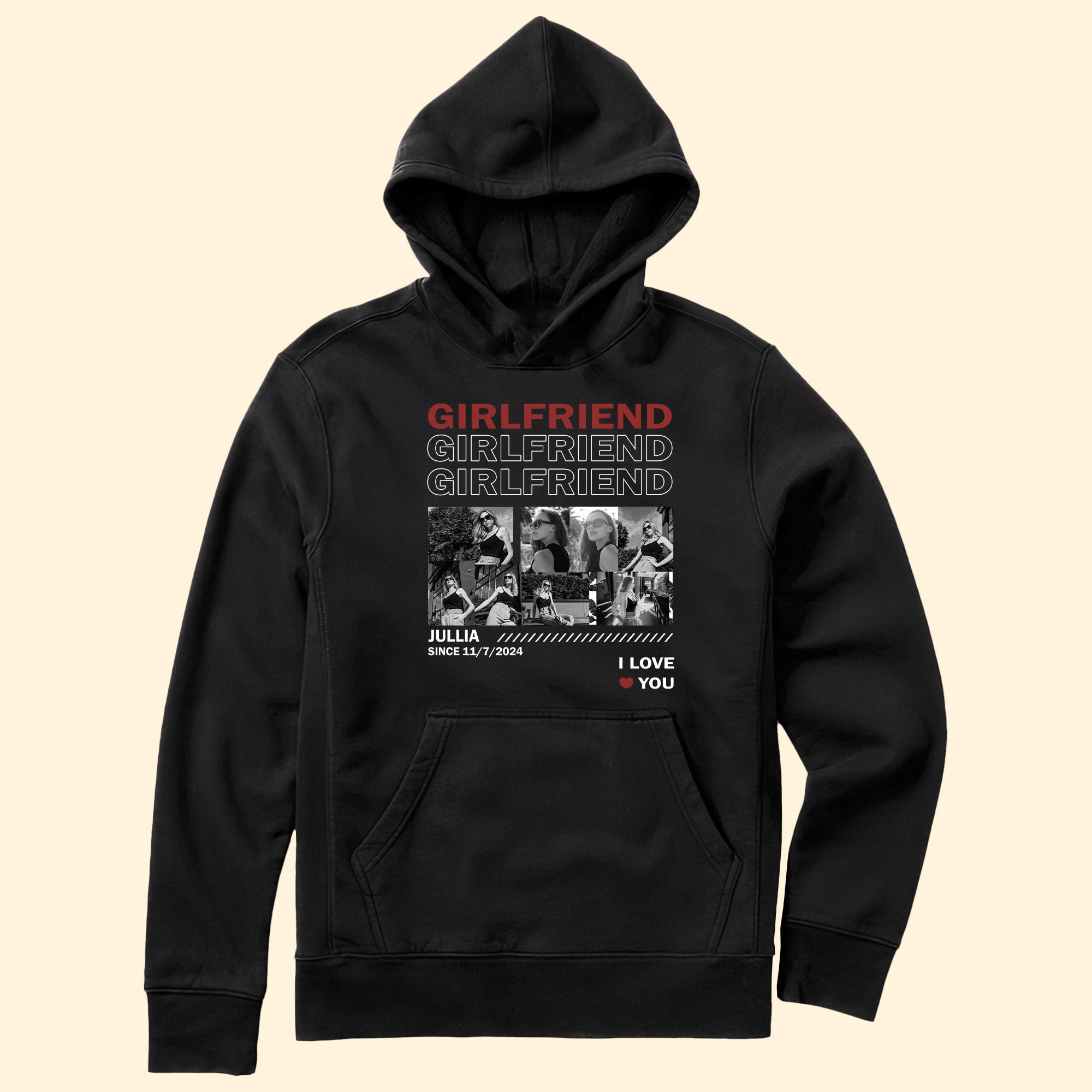 Girlfriend Collage - Personalized Photo Shirt