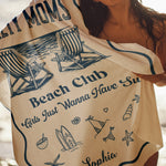 Girls Just Wanna Have Sun - Personalized Quick-Dry Beach Towel