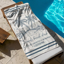 Girls Trip 2025 - Personalized Quick-Dry Beach Towel