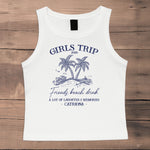 Girls Trip 2026 - Custom Crop Tank Top